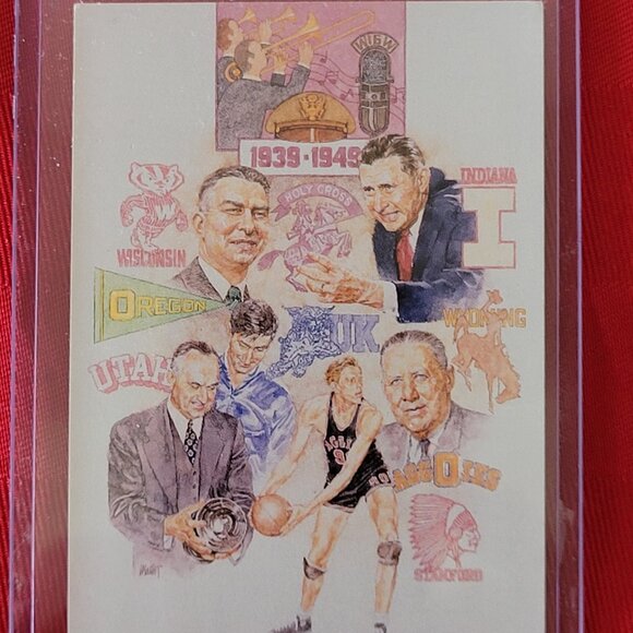 1992 NCAA, 1939 TO 1949 FINAL FOUR BASKETBALL CARD!!! - Picture 1 of 2